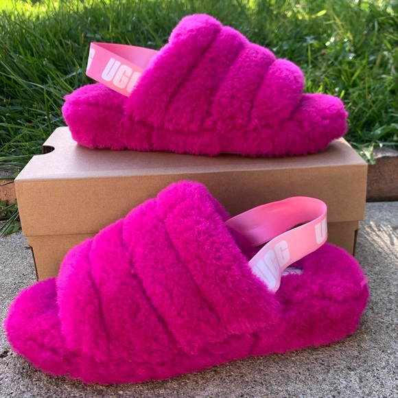 UGG Shoes - UGG Fluff Yeah Womens Slippers Size 8 Nwt